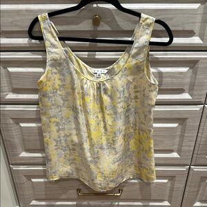 Cabi Yellow and Gray Women's Top